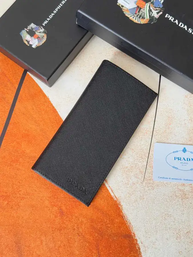 Classic Suit Wallet in Blue ZP Design, Italian Cross Grain Calfskin