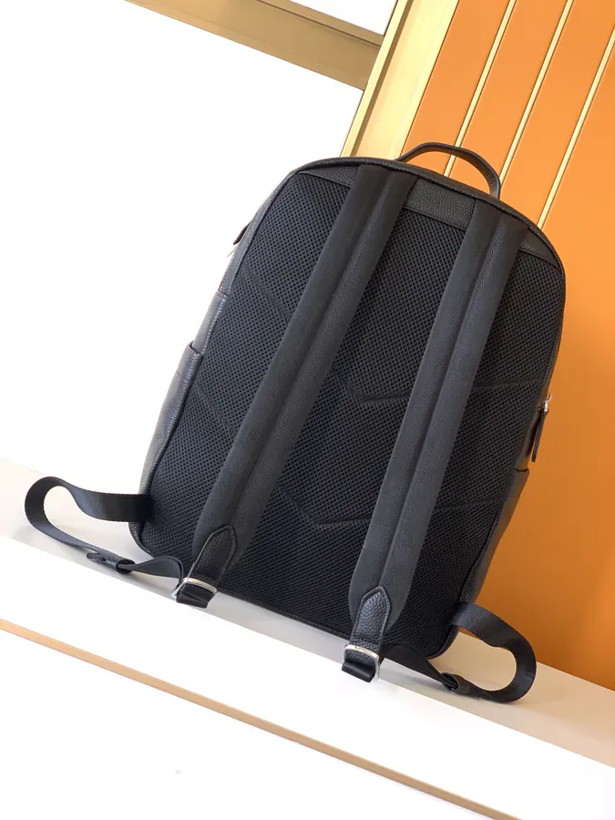 MONTBLANC Double Shoulder Bag Natural Grained Calfskin