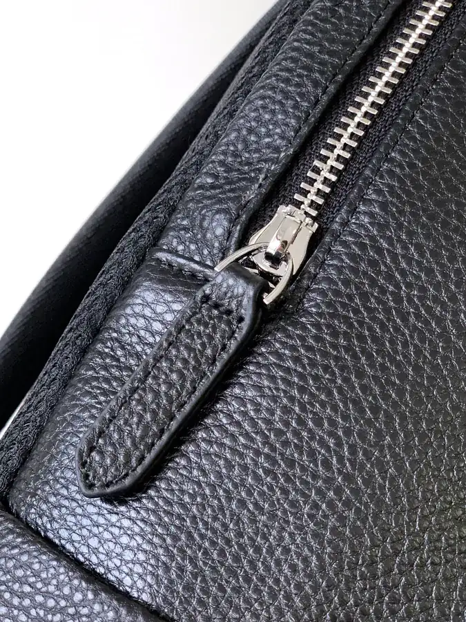 MONTBLANC Double Shoulder Bag Natural Grained Calfskin