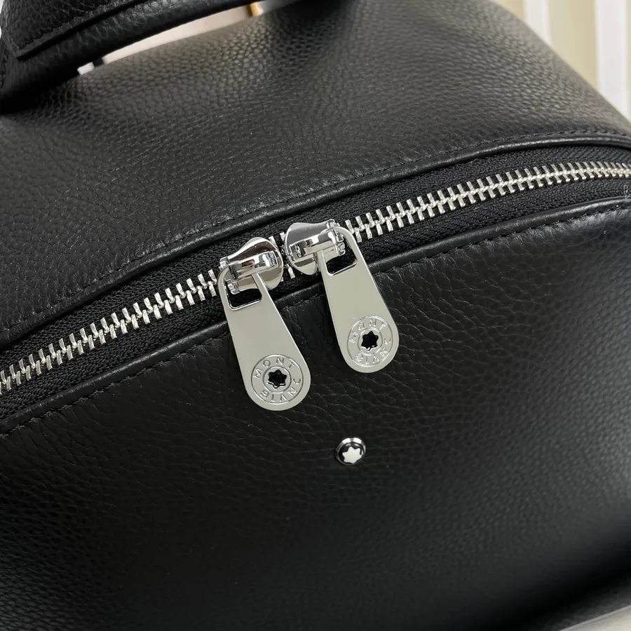 Mondaine Double Shoulder Bag Grained Calfskin