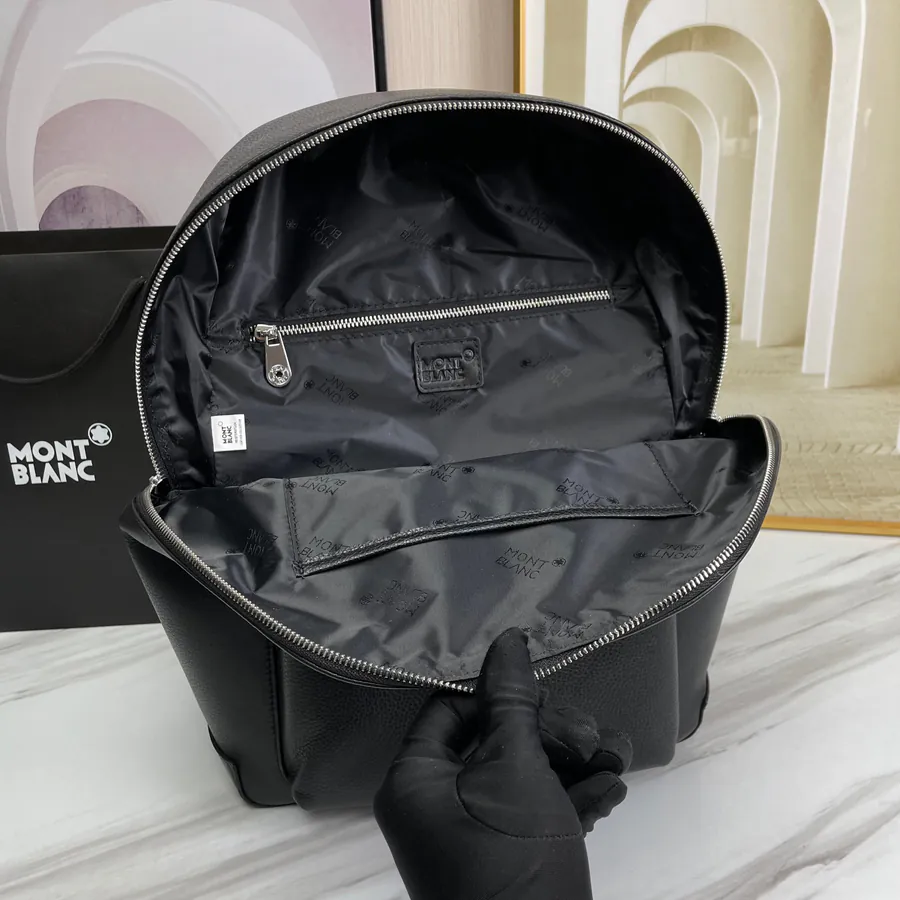Mondaine Double Shoulder Bag Grained Calfskin