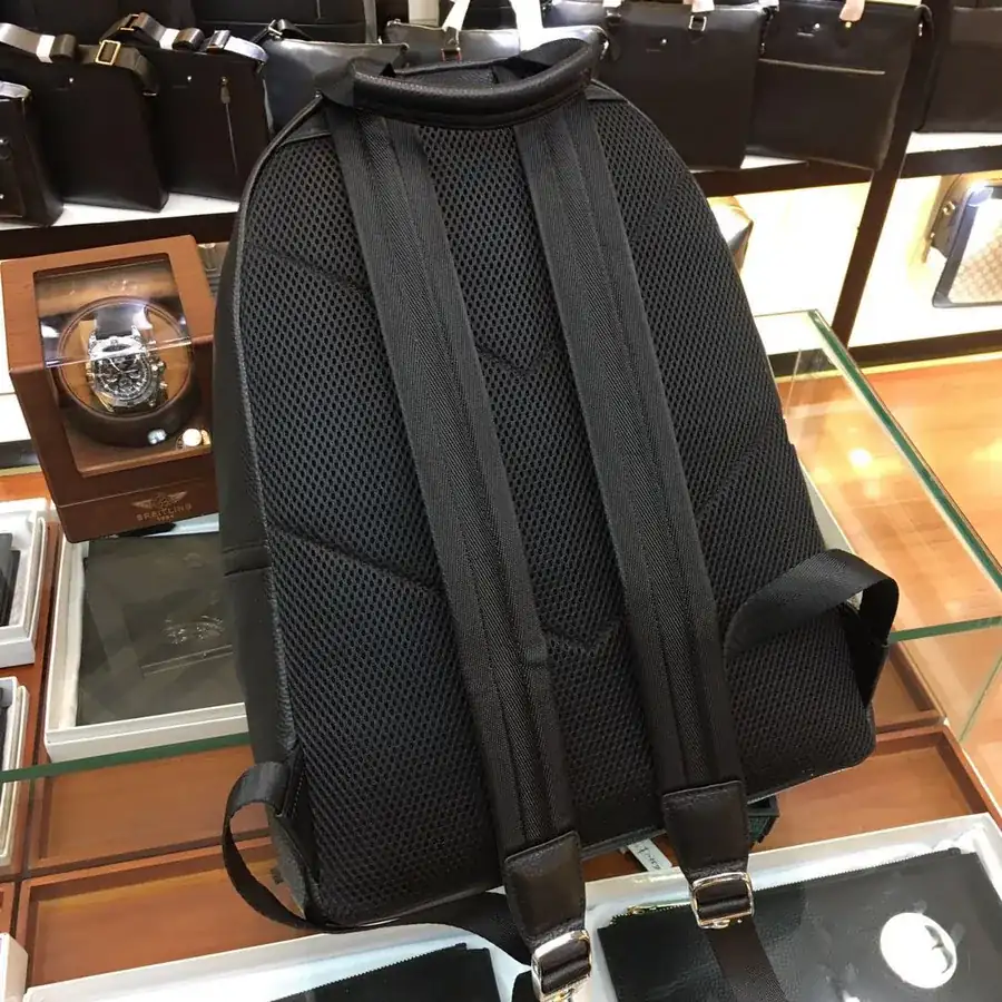 2019 Montblanc Italy Grained Calfskin Backpack