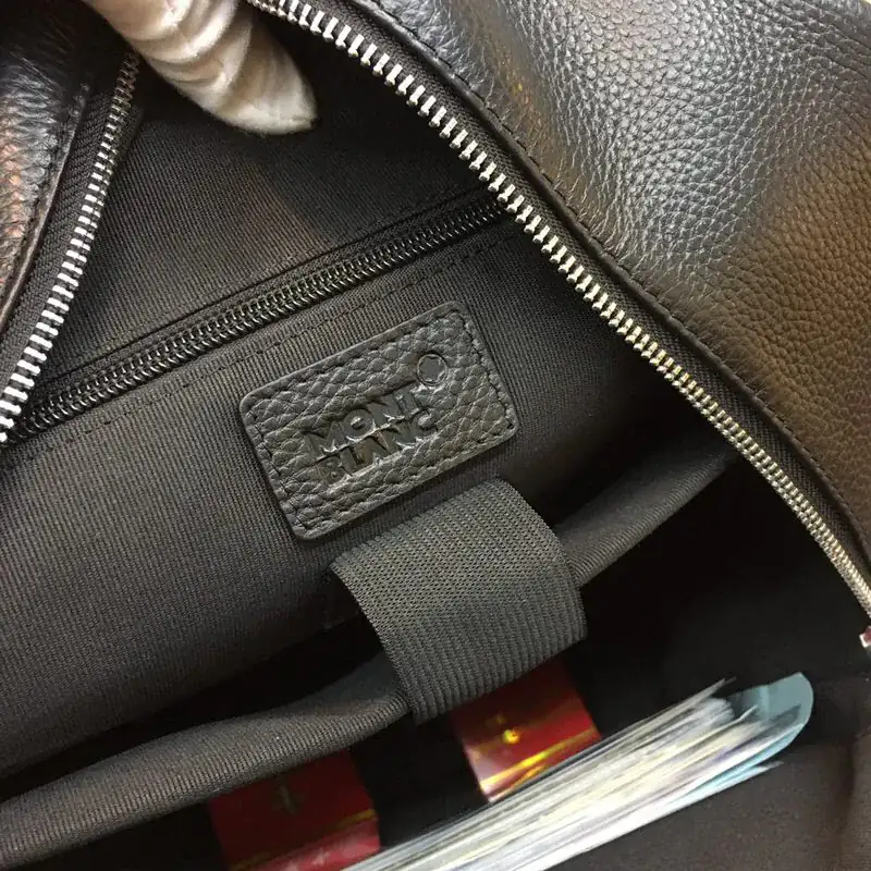2019 Montblanc Italy Grained Calfskin Backpack