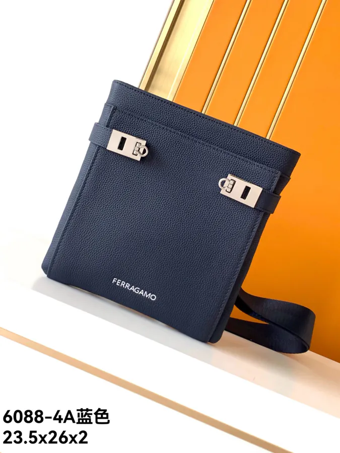 New 6088 4A Blue Phila Trendy Crossbody Bag