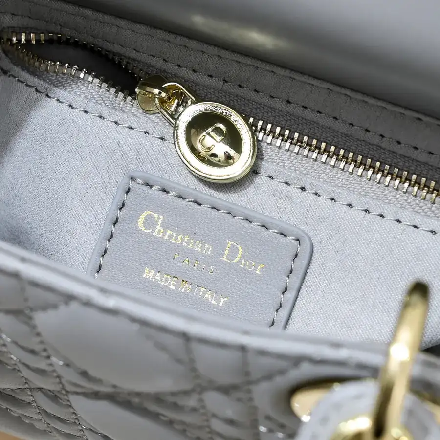 Dai Fei Mini 3 Compartment Bag with Gold Trim