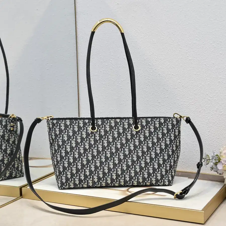 Dior Tousjours Handbag (Blue Canvas)