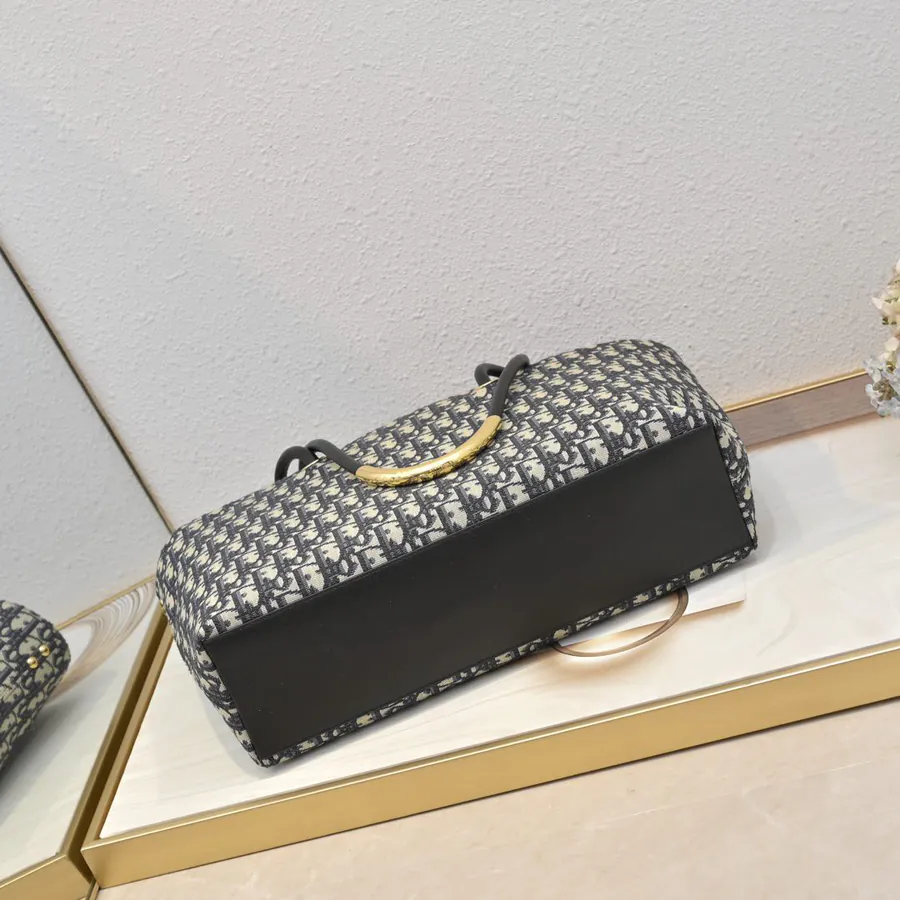 Dior Tousjours Handbag (Blue Canvas)