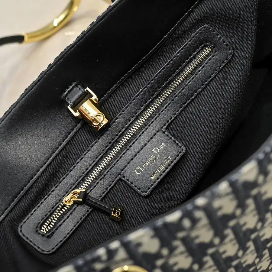 Dior Tousjours Handbag (Blue Canvas)