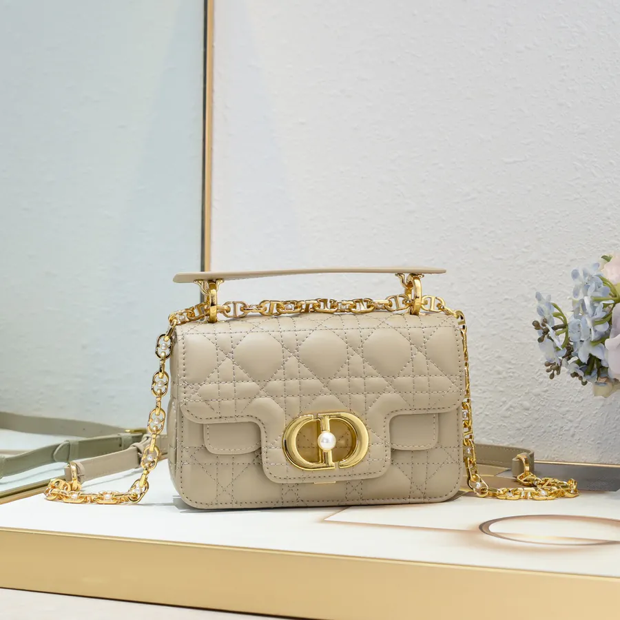 Dior Jolie Mini Bucket Bag with Detachable Chain Strap