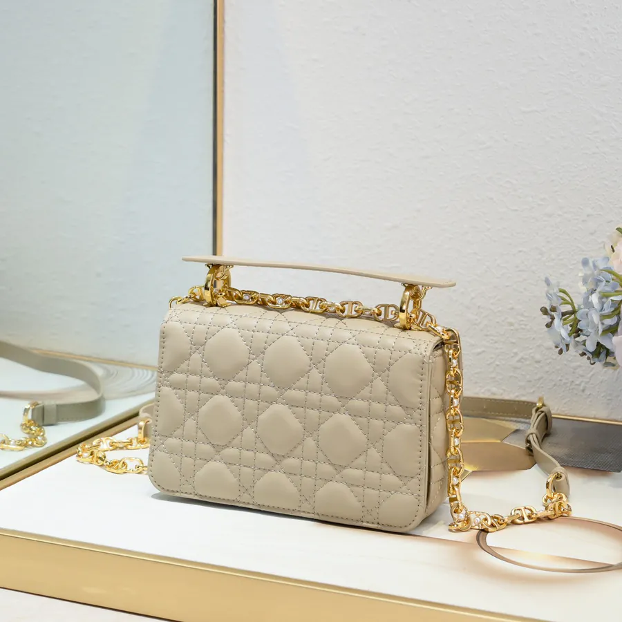 Dior Jolie Mini Bucket Bag with Detachable Chain Strap