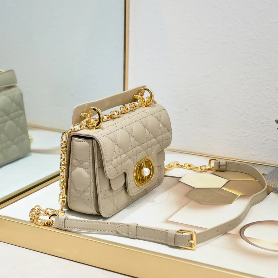 Dior Jolie Mini Bucket Bag with Detachable Chain Strap