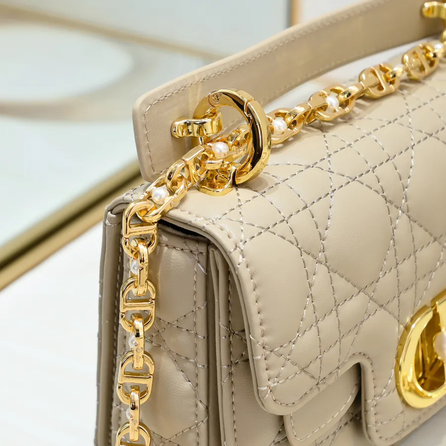 Dior Jolie Mini Bucket Bag with Detachable Chain Strap