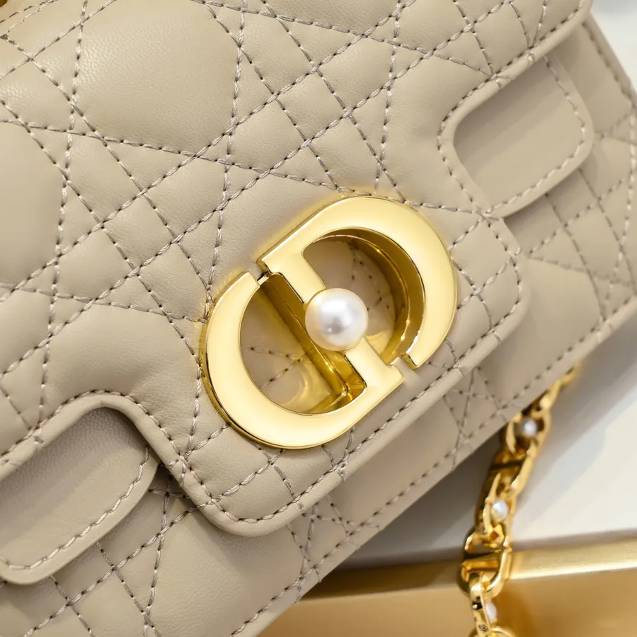 Dior Jolie Mini Bucket Bag with Detachable Chain Strap
