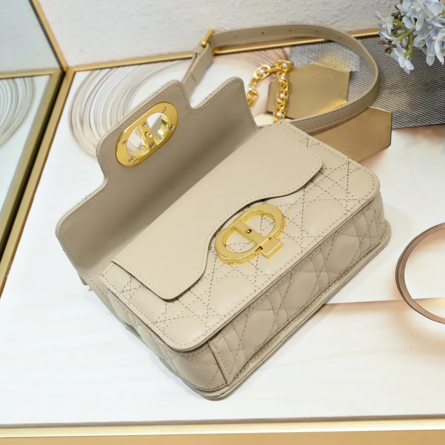Dior Jolie Mini Bucket Bag with Detachable Chain Strap
