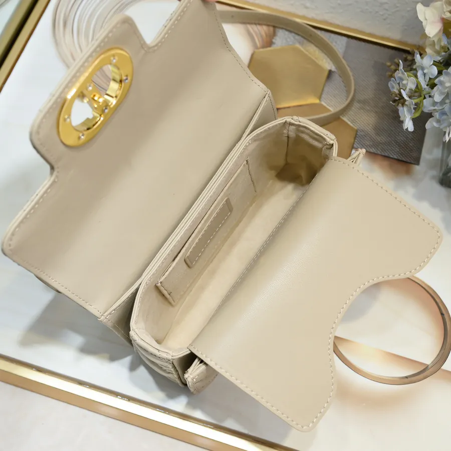 Dior Jolie Mini Bucket Bag with Detachable Chain Strap
