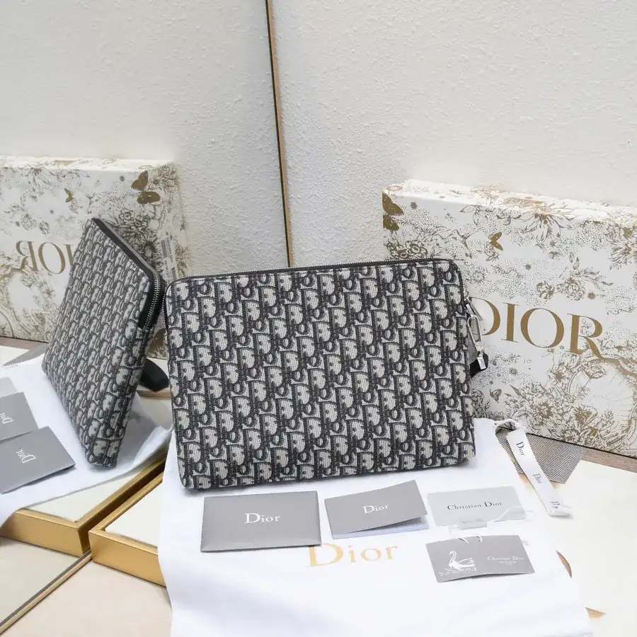 Dior Oblique Handbag with Detachable Strap