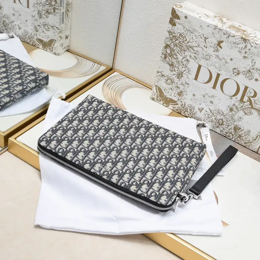 Dior Oblique Handbag with Detachable Strap