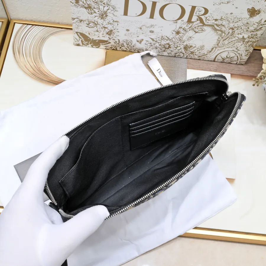 Dior Oblique Handbag with Detachable Strap