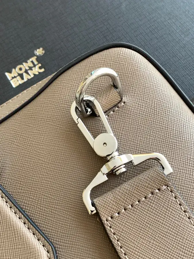 Mondaine New Style Briefcase Khaki, Grained Top Grain Calfskin
