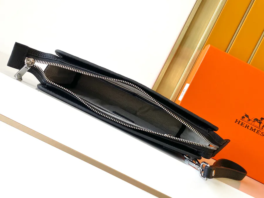 Black Premium Leather Handbag 1168#