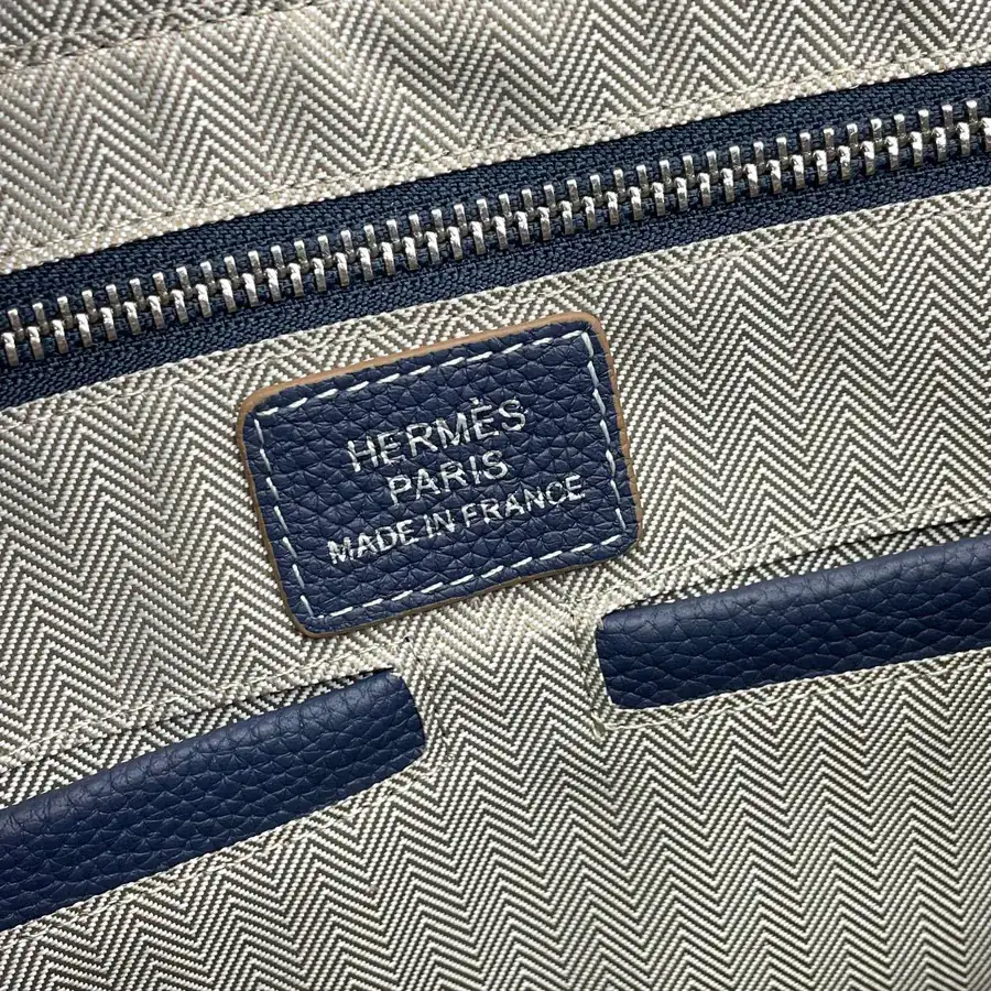 Blue Original Emma Italian Top Grain Calfskin Handbag