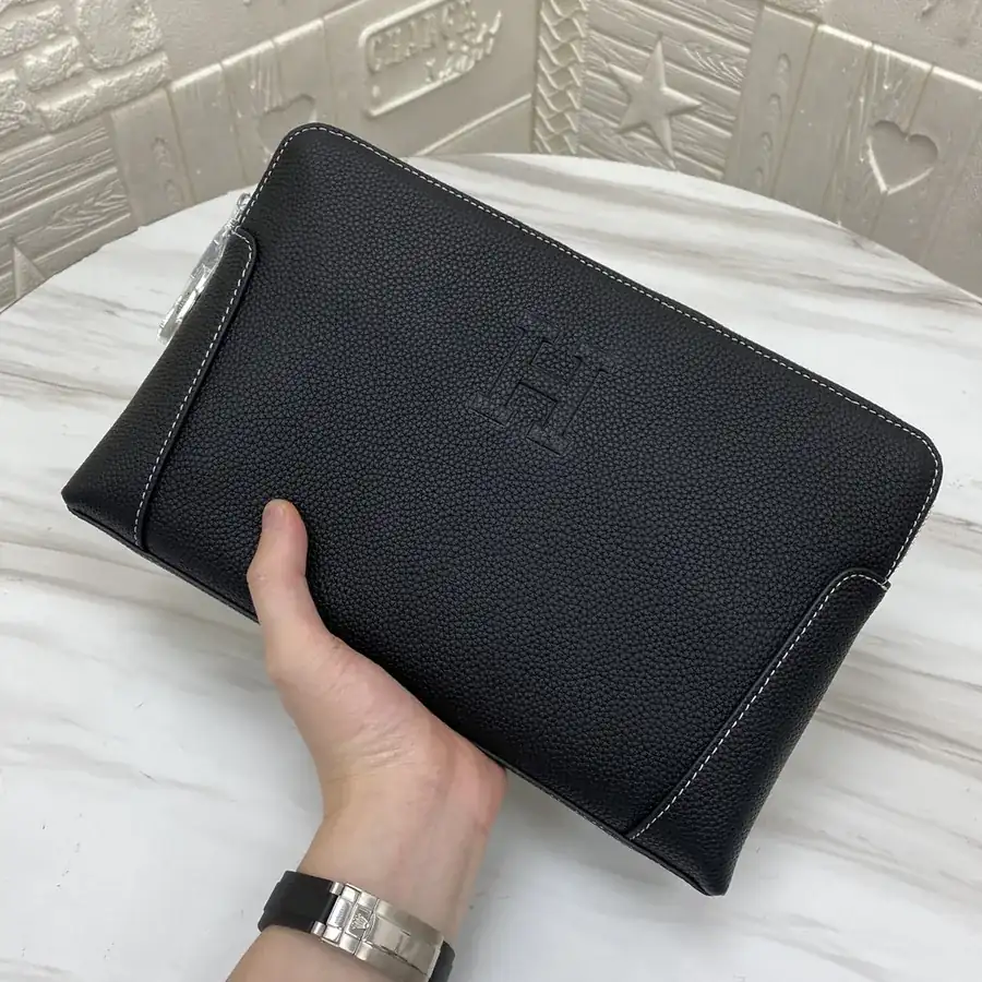 H Brand New Men's Wallet Premium Leather, Elegant Design