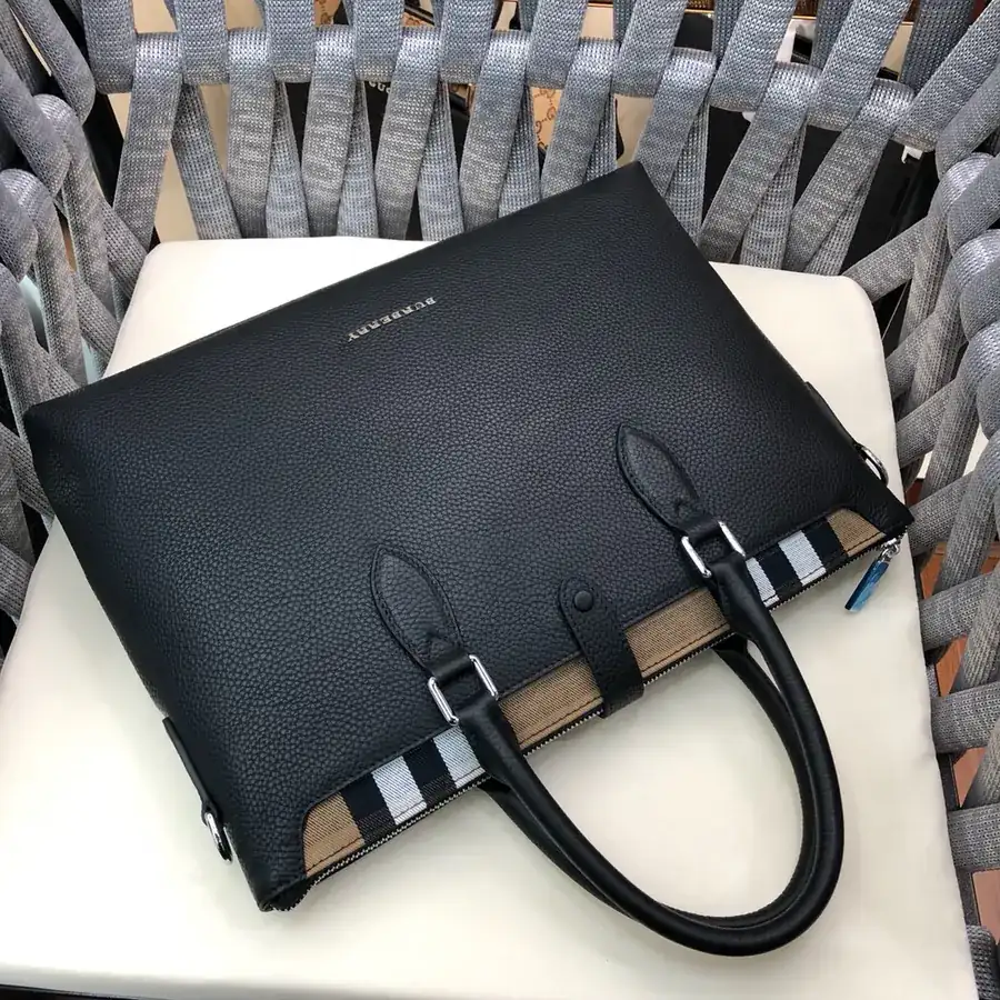 B Brand Premium Leather Men's Bag