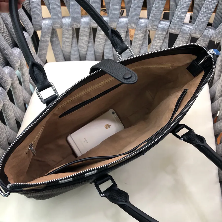 B Brand Premium Leather Men's Bag