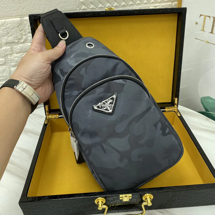 Prada Men's Chest Bag Latest Style