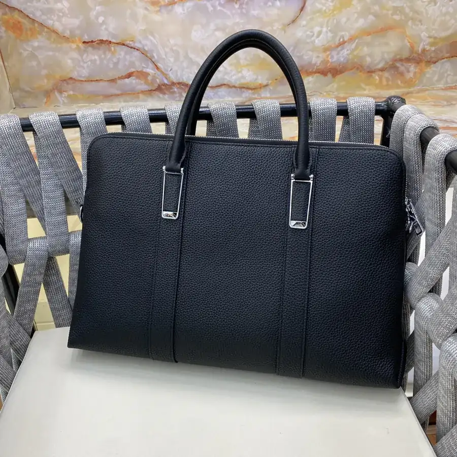 P Family Import Dual Tone Leather Bag