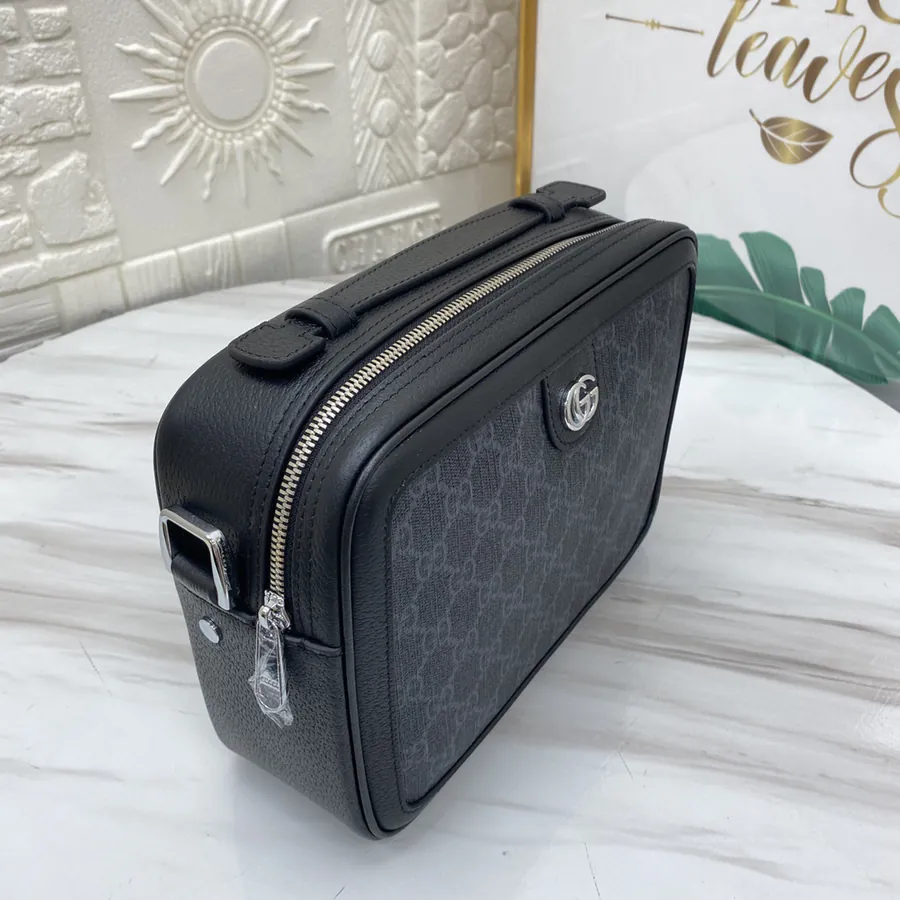 Printed Grained Postman Bag Classic Travel Accessory with New Color Palette