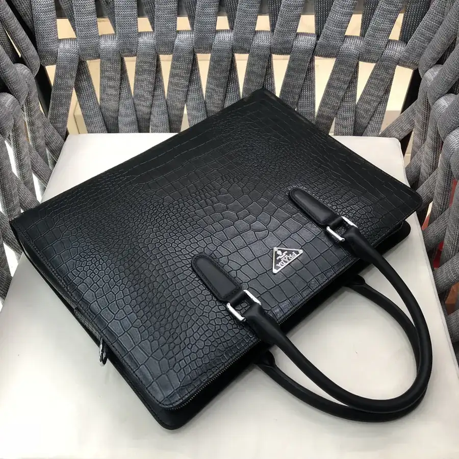 P Brand Double Color Leather Wallet with Security Lock