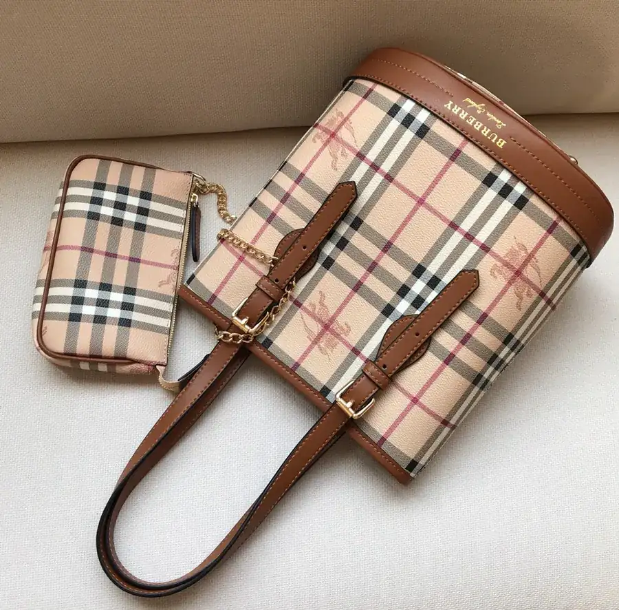 B Family Upgraded Bucket Bag with Matching Mini Bag