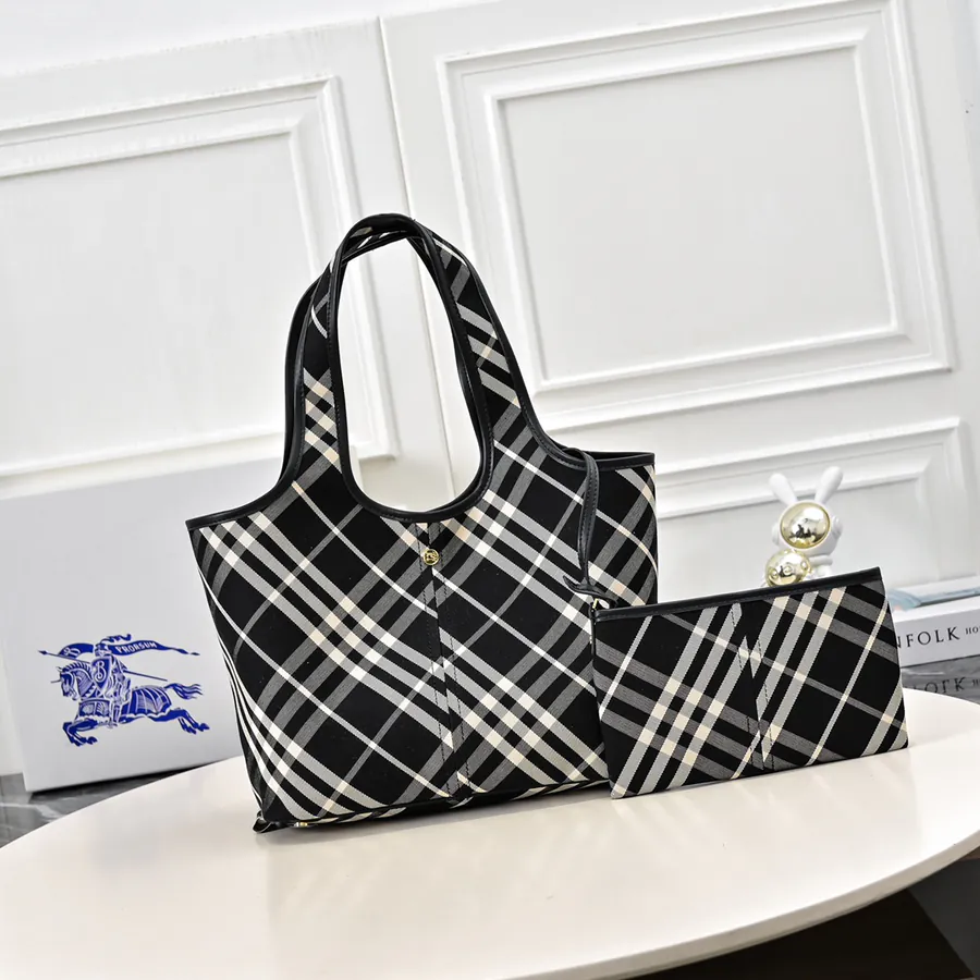 Burberry Latest Soft and Structured Tote Bag