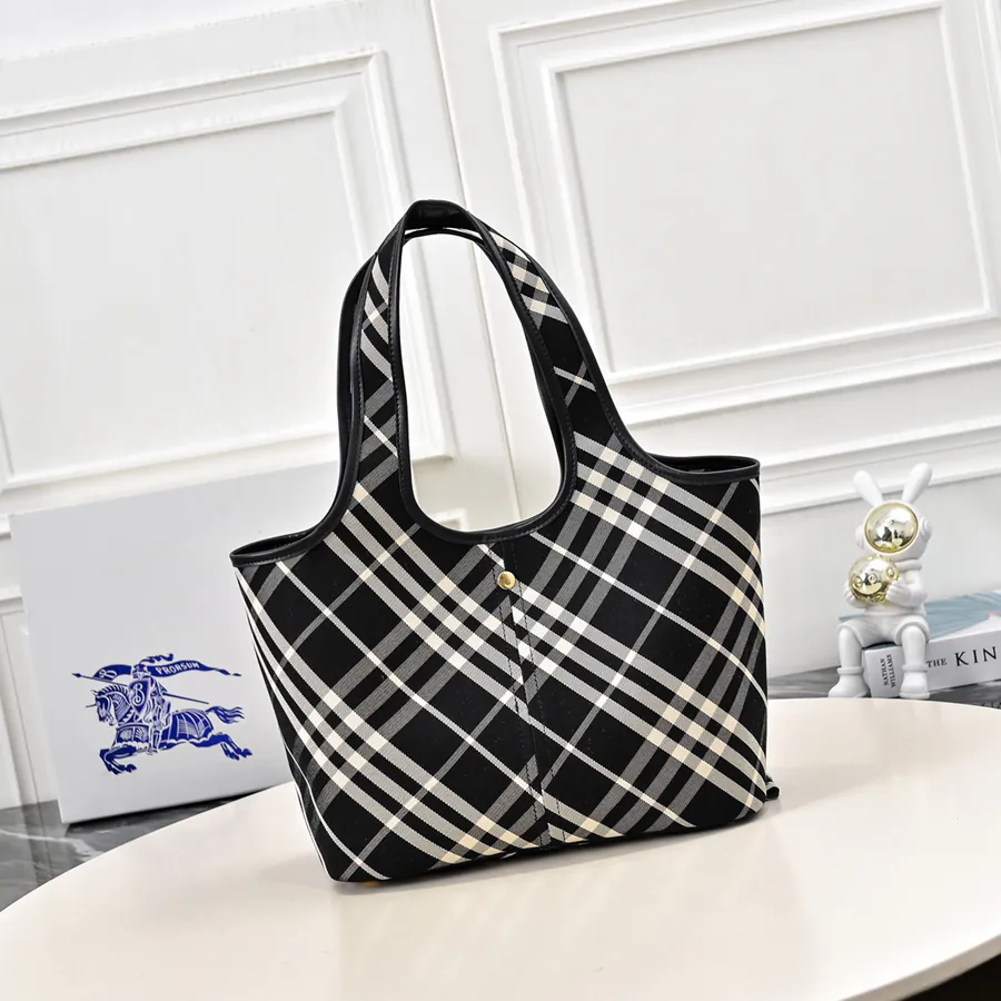 Burberry Latest Soft and Structured Tote Bag