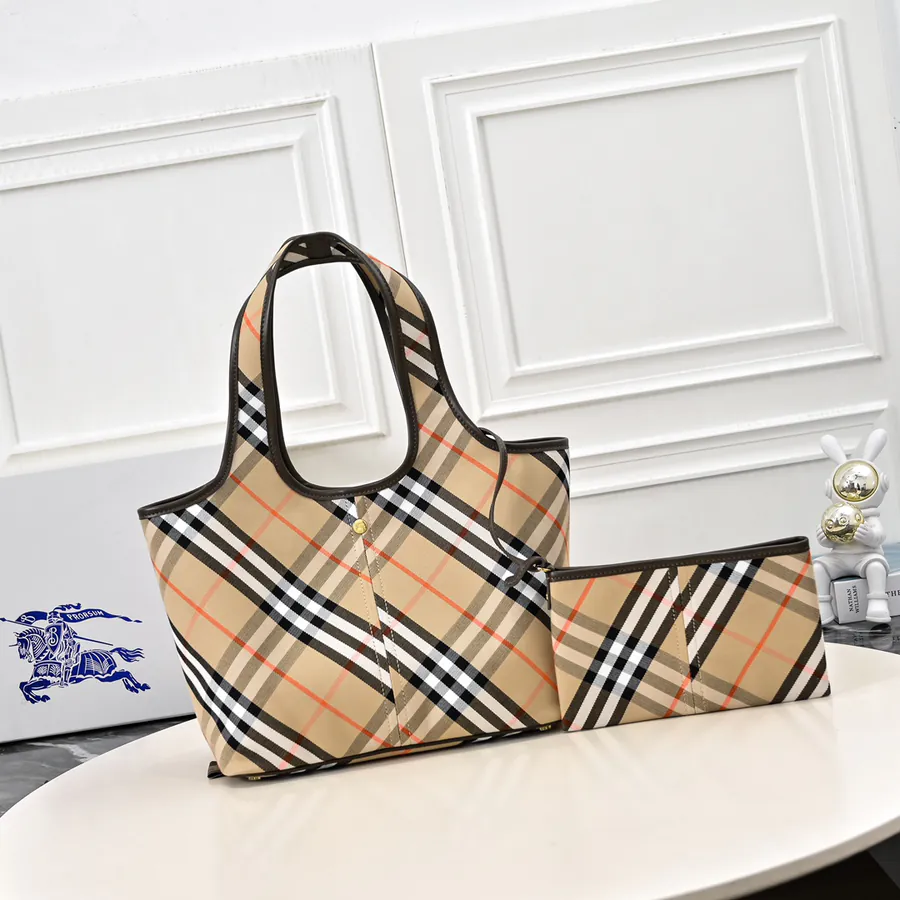 Burberry Latest Soft and Structured Tote Bag
