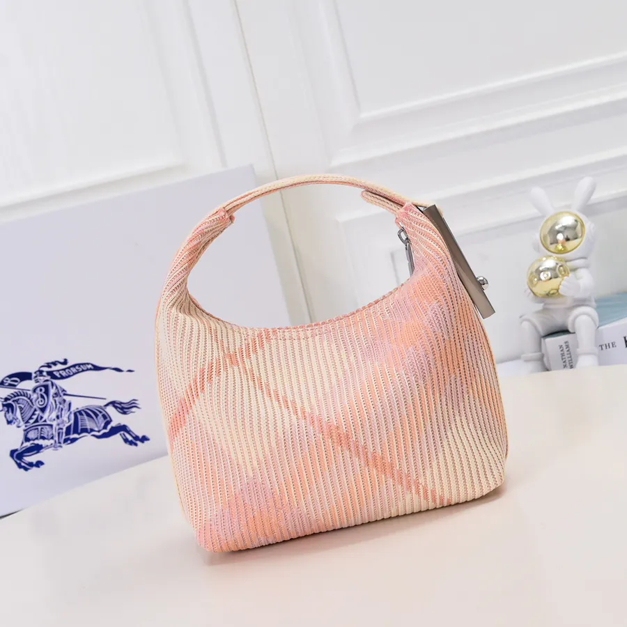 Burberry Soft Structured Clutch in Italian Knit