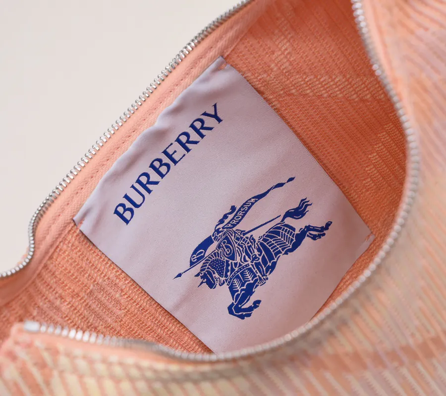 Burberry Soft Structured Clutch in Italian Knit