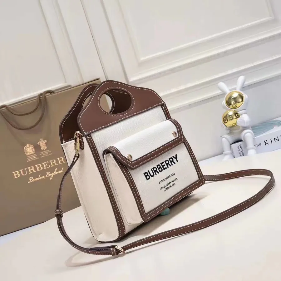 B Family Upgraded Tote Bag with Horseferry Print