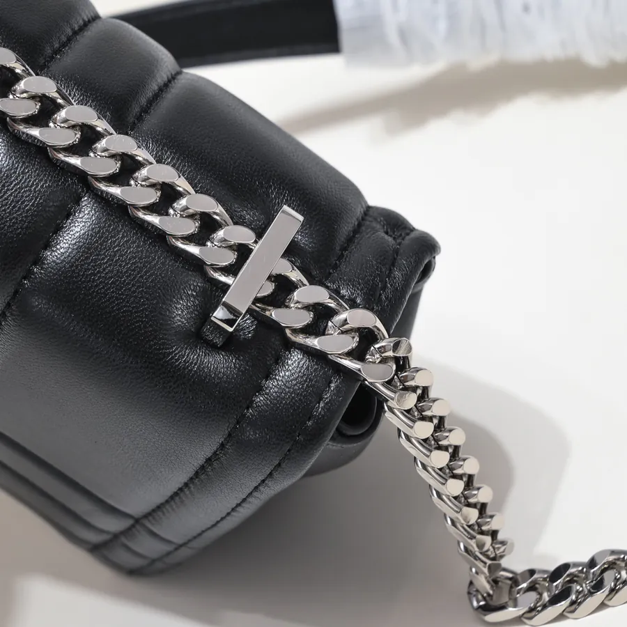 B Family Lola Lola Bag in Grained Lambskin
