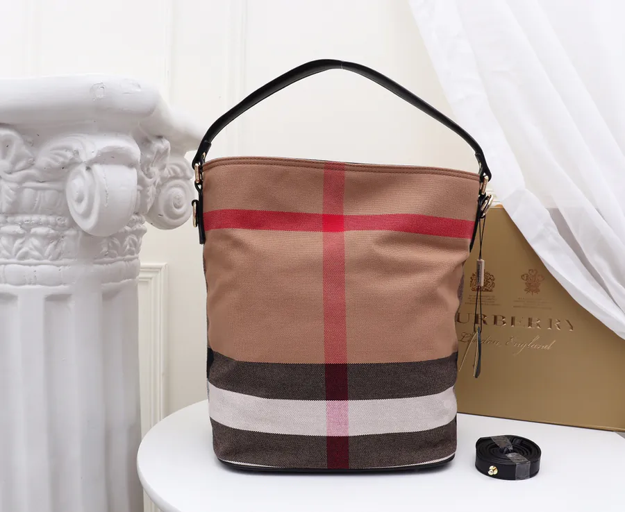 Bur's Iconic The Ashby Handbag Canvas Stripe Design