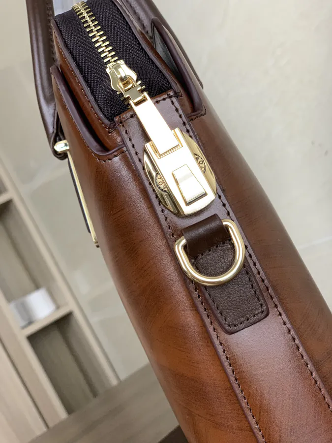 Montblanc Premium Leather Briefcase with Password Lock