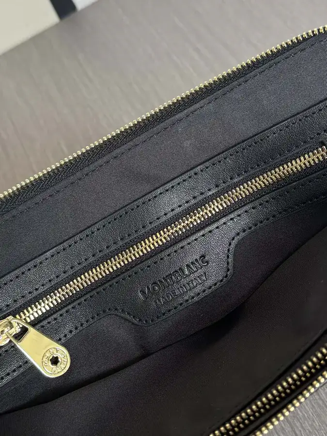 Mondaine Double Zip Password Lock Leather Tote