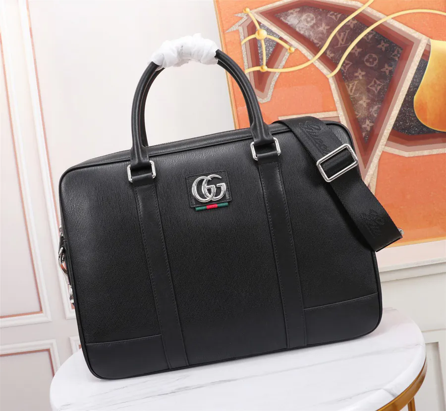 Gucci Premium Leather Briefcase 9800 1