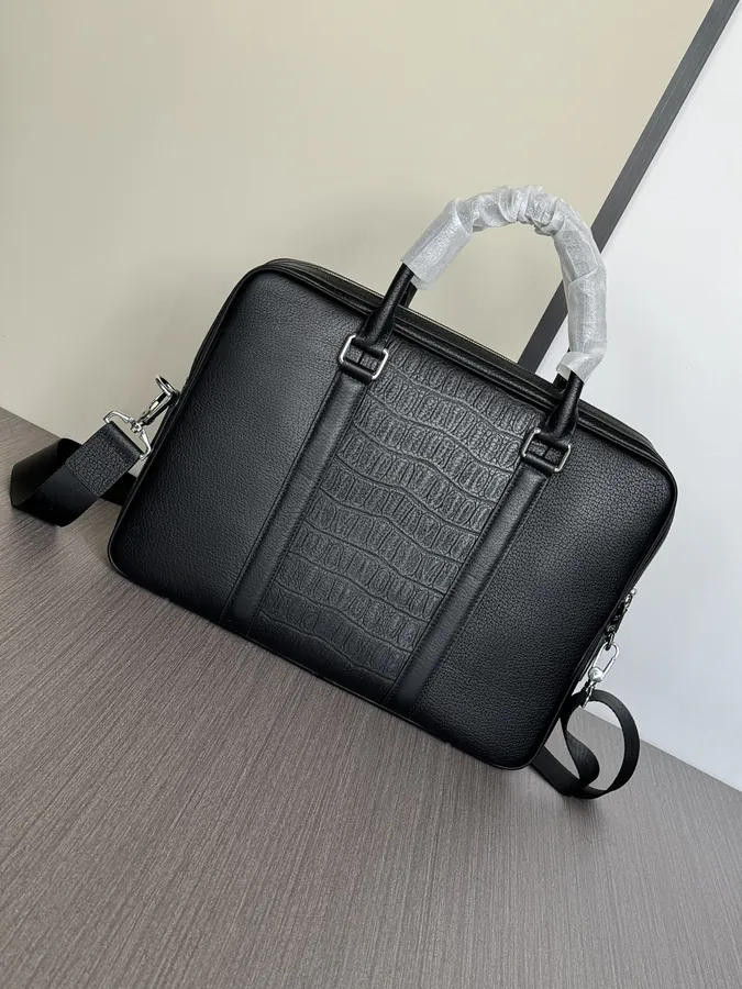 LV Premium Grained Calfskin Briefcase 8463 1