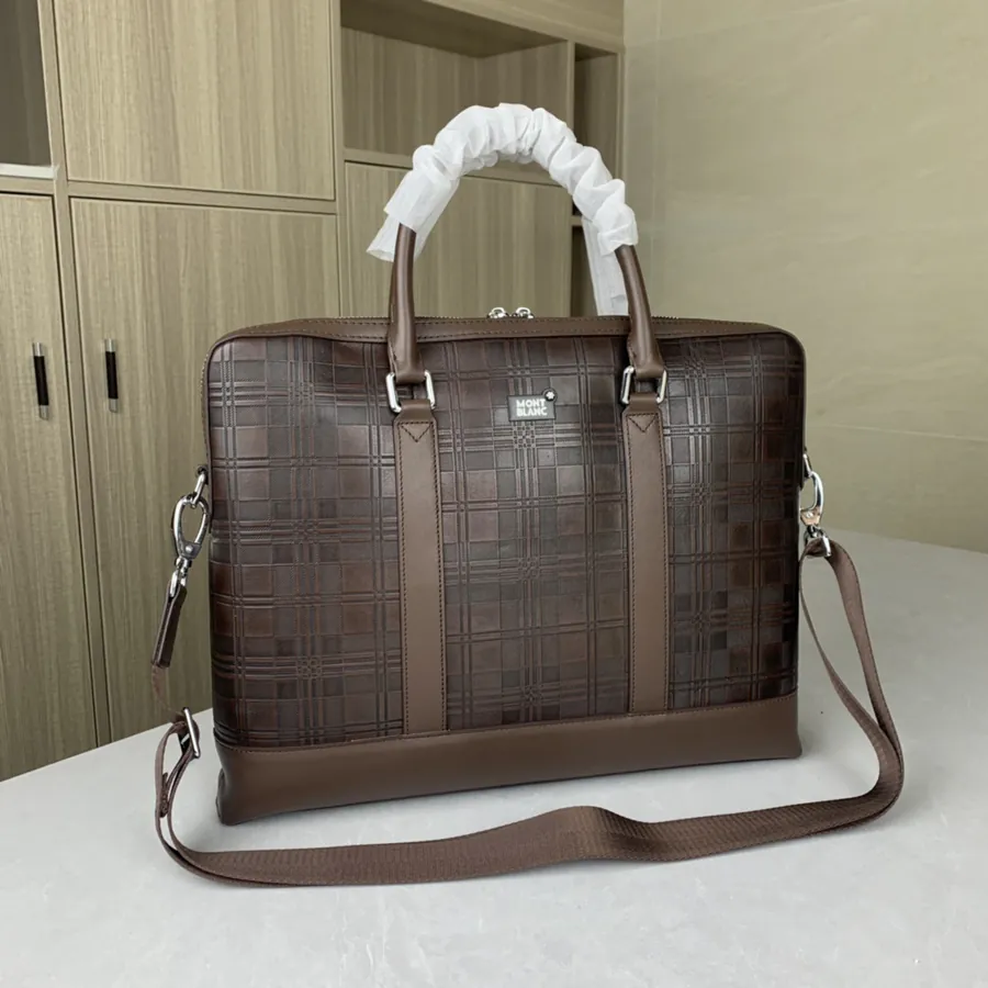 Montblanc Briefcase 8403 1 Coffee Color