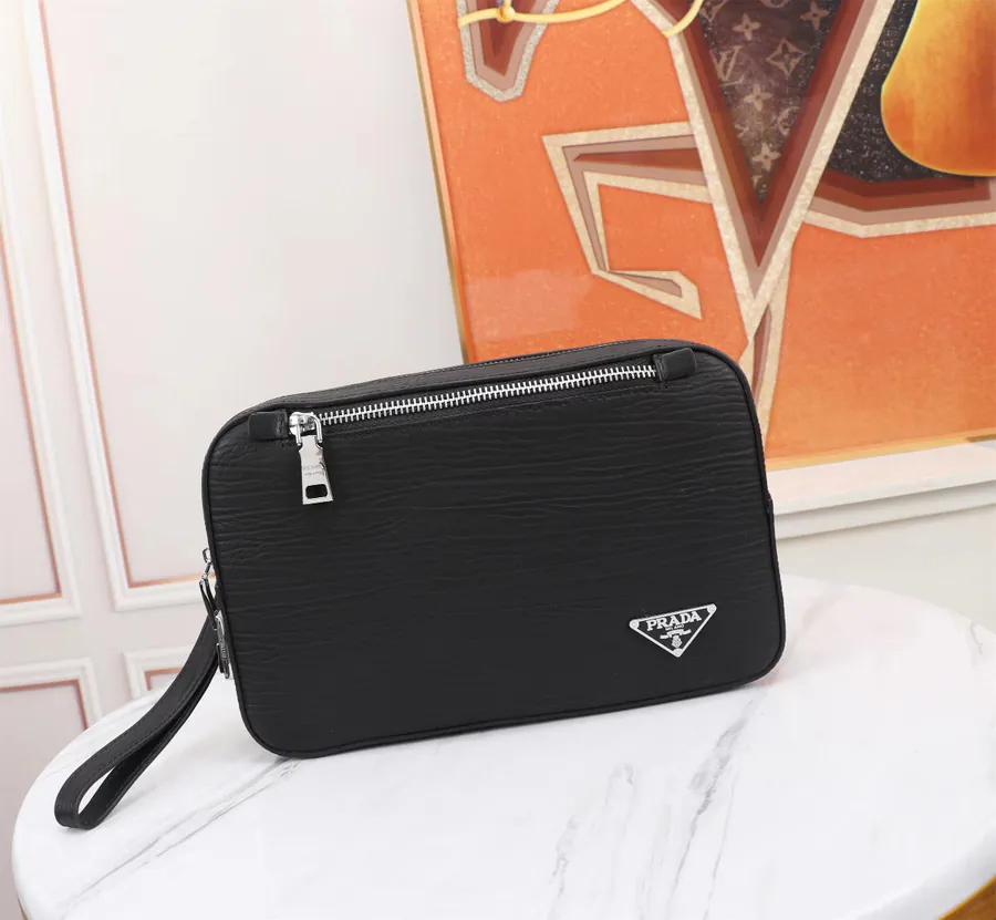 Prada 2023 Password Lock Tote in Grained Calfskin