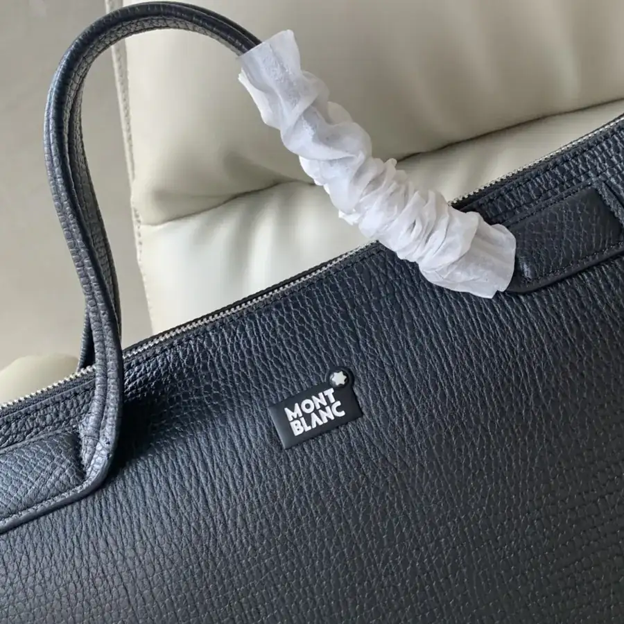 MONTBLANC Premium Leather Briefcase 8389 1, Black