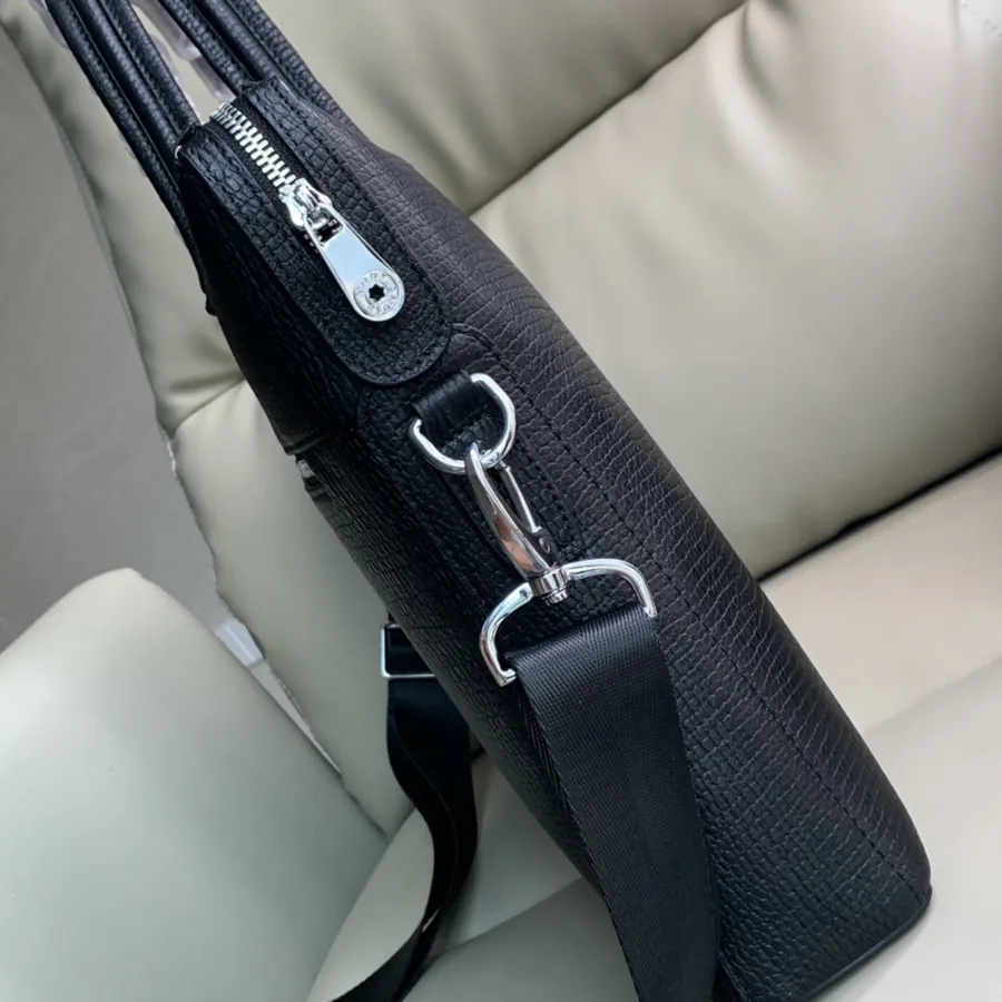 MONTBLANC Premium Leather Briefcase 8389 1, Black