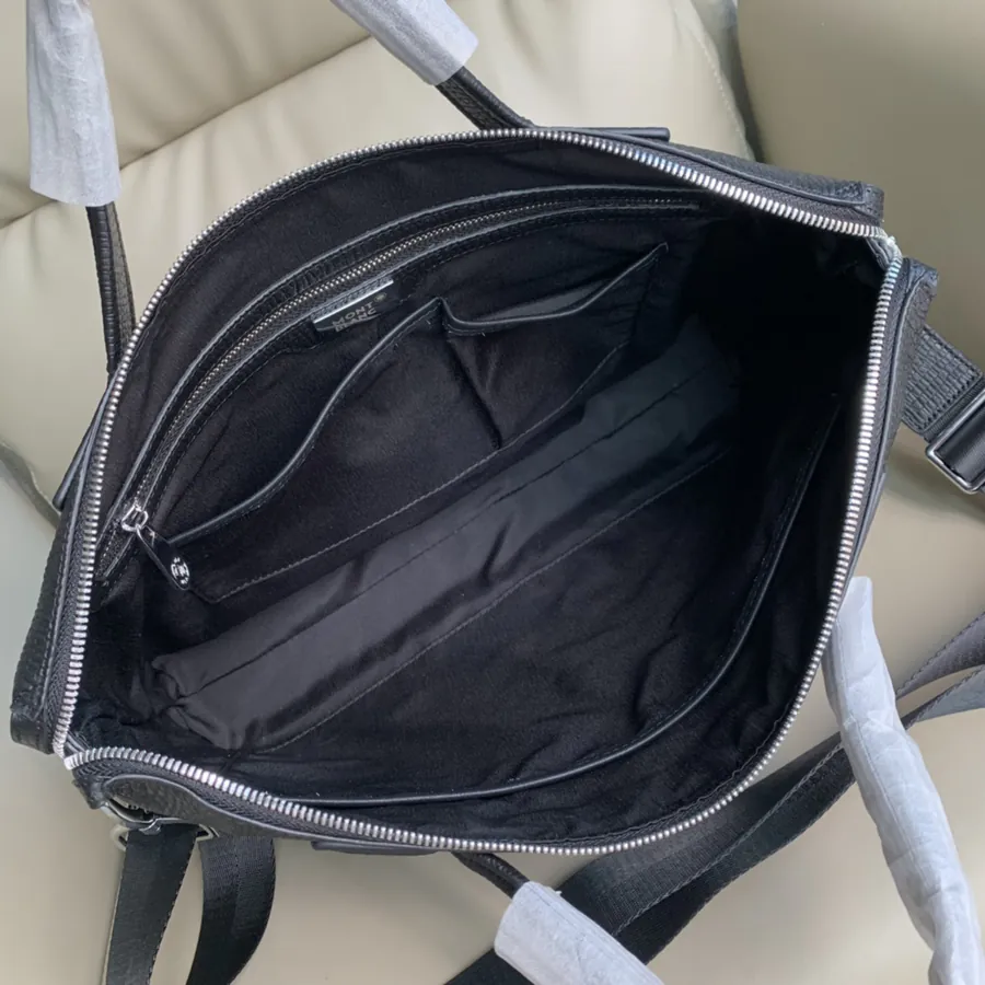 MONTBLANC Premium Leather Briefcase 8389 1, Black